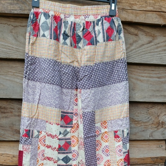 🆕 Urban Outfitters Kimchi Blue Patchwork Summit TRK Pants Small - Picture 11 of 16